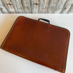 Vintage Leather CH Ellis brief case portfolio